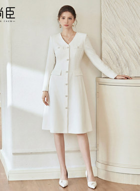 艾尚臣职业装连衣裙女OL案场客服美业养生馆前台接待美容师工作服