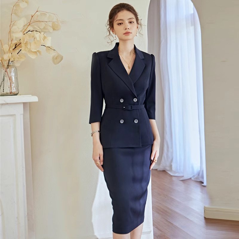 艾尚臣职业西装套装女售楼部工装