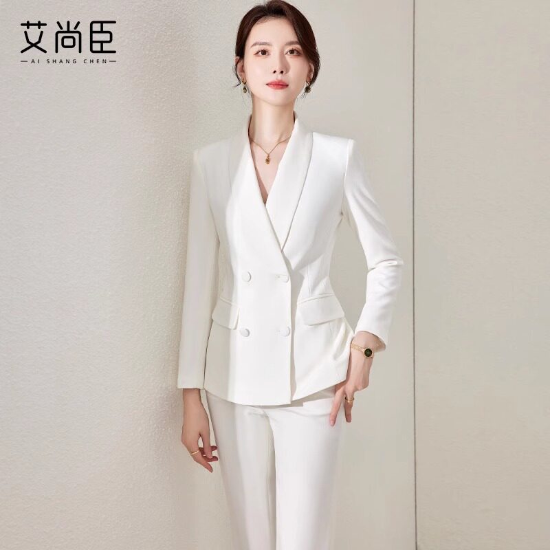艾尚臣西装套装女冬主持人工作服