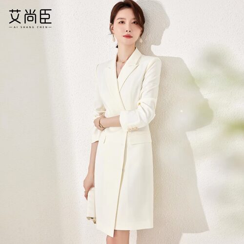 通勤职业装连衣裙女秋艾尚臣裙子