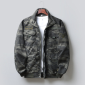 制服耐磨迷彩衣外套工地装 单上衣劳保服工装 迷彩服男士 工作服男装