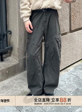 EMP 美式复古高街多口袋机能工装裤男女宽松百搭Cleanfit休闲长裤