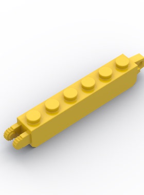 小颗粒积木MOC 30388 1x6两侧带铰链砖拼装玩具零配件搭配30387