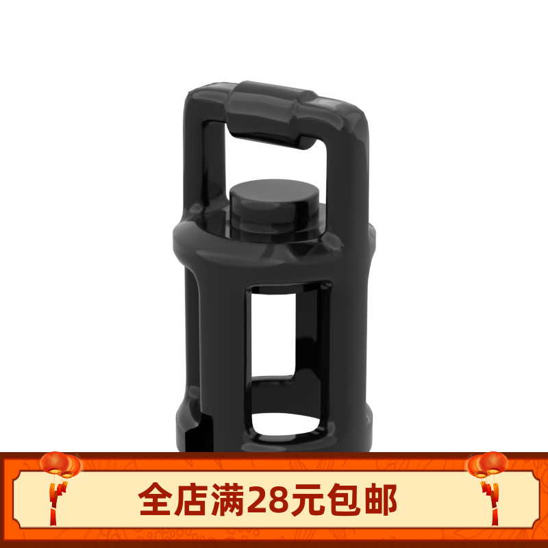 MOC 37776 小颗粒拼插积木国产零配件人仔灯笼手提灯