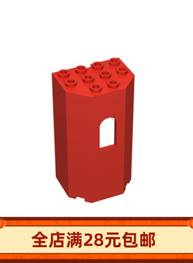 小颗粒建筑积木30246 3x4x6碉堡城堡塔楼带窗户