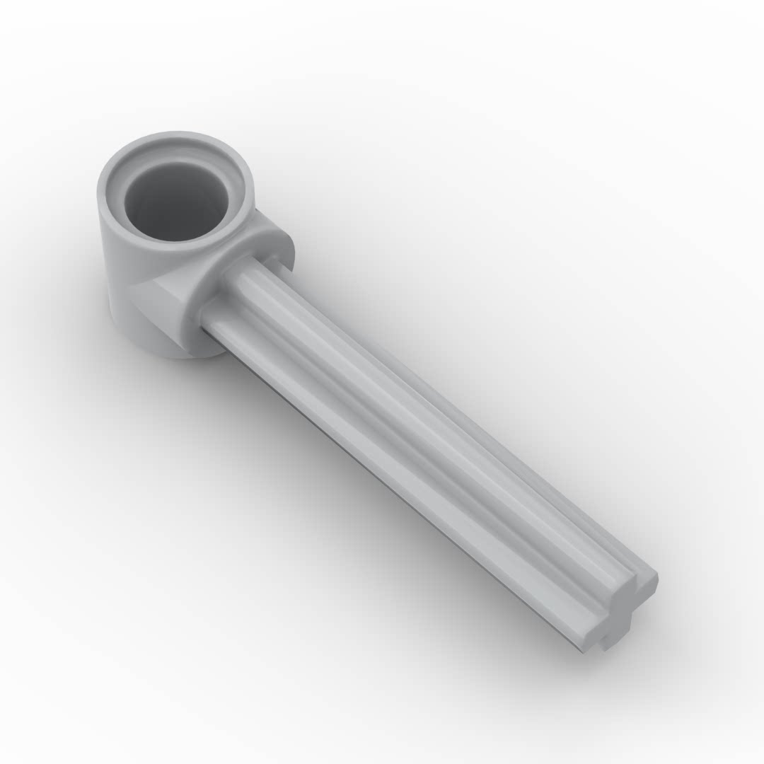 小颗粒积木MOC 5713 科技汽车跑车零配件3单位十字轴带栓孔连接件