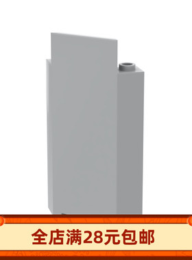 MOC 87421 小颗粒拼插积木配件3x3x6墙壁拐角特殊件