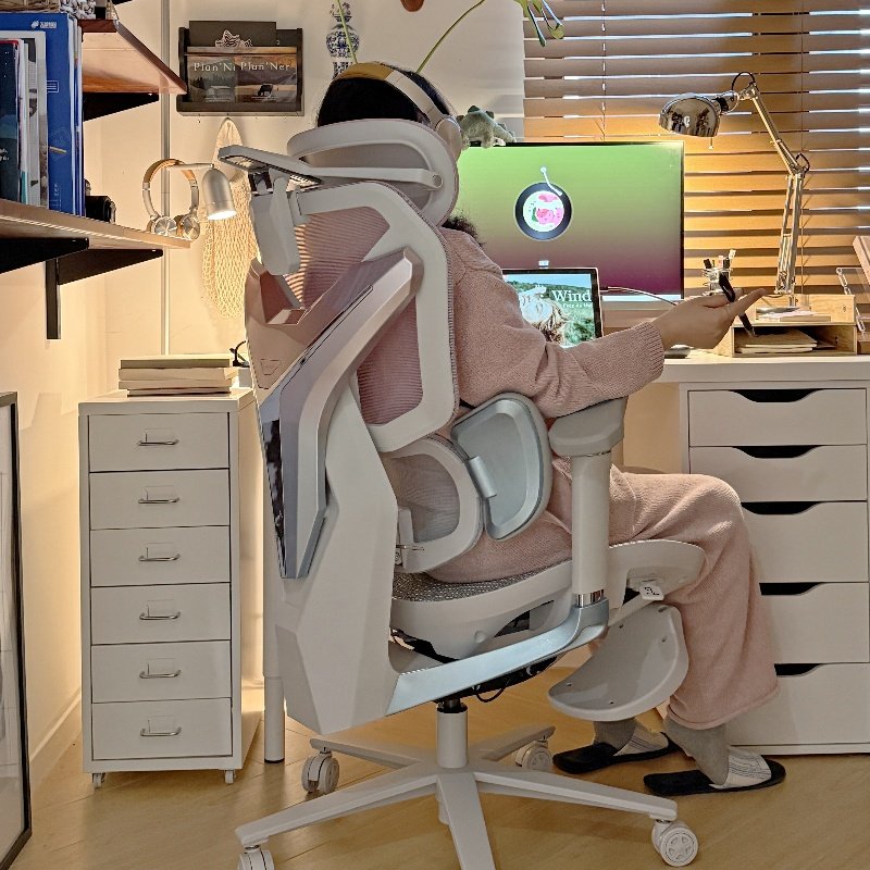 【女神专属】傲风G7电竞椅人体工学女生久坐不累游戏舒适电脑网椅