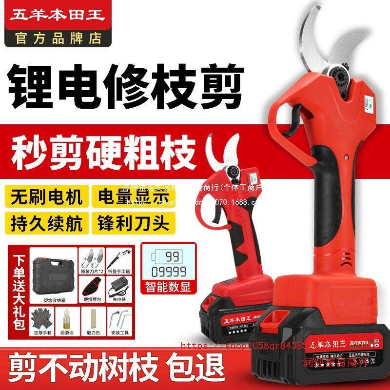 电动剪刀果树修剪枝绿化园林剪刀加长杆剪枝外贸跨境工厂一件图片