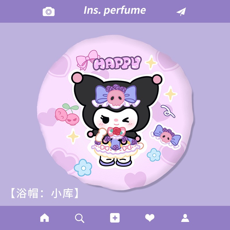 防水EVA儿童洗澡浴帽防油烟