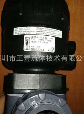 burkert2030A20 DN25宝德气动阀PP PVC双由令活接00262744隔膜阀