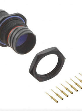 TE泰科 连接器互连器件圆形连接器插座公形引脚 \t2102352-2