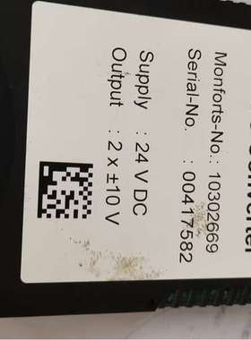 Monforts 10302669电源00417582