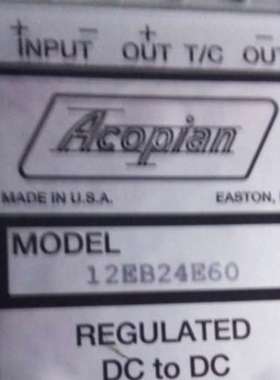 特价供应ACOPIAN 电源 12EB24E60