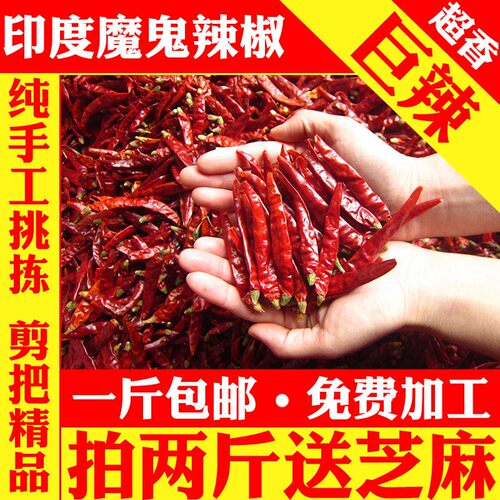 特辣巨辣辣椒印度魔鬼辣免费加工