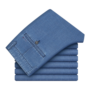 天丝中裤夏季薄款牛仔短裤男士七分裤夏天新款马裤休闲五分裤男款