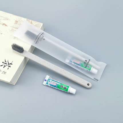 家用待客一次性牙刷牙膏高档民宿客栈宾馆酒店一次性洗漱用品套装
