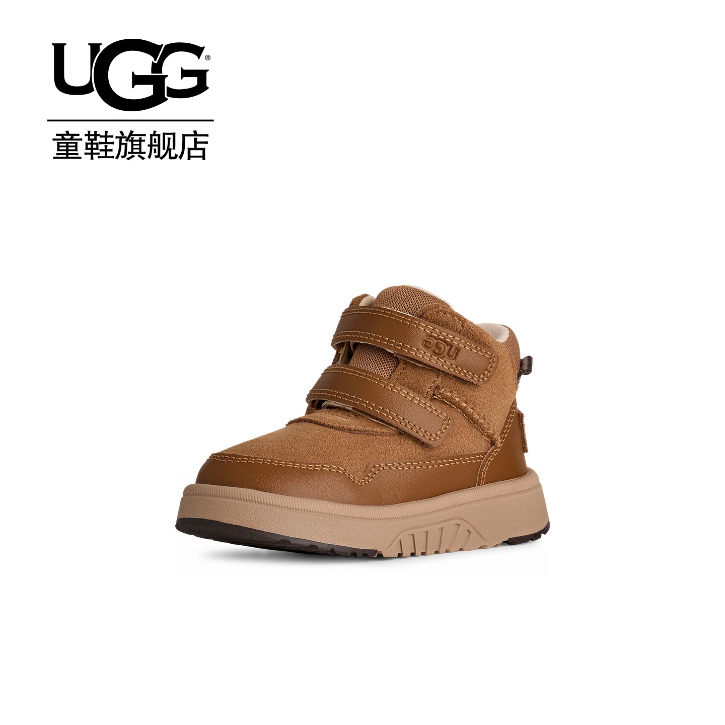 UGG易穿脱小童高帮运动休闲鞋图片