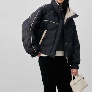 新款 女装 90鸭绒外套短款 冬装 高级感平湖批 羽绒服女款 轻薄女式 冬季