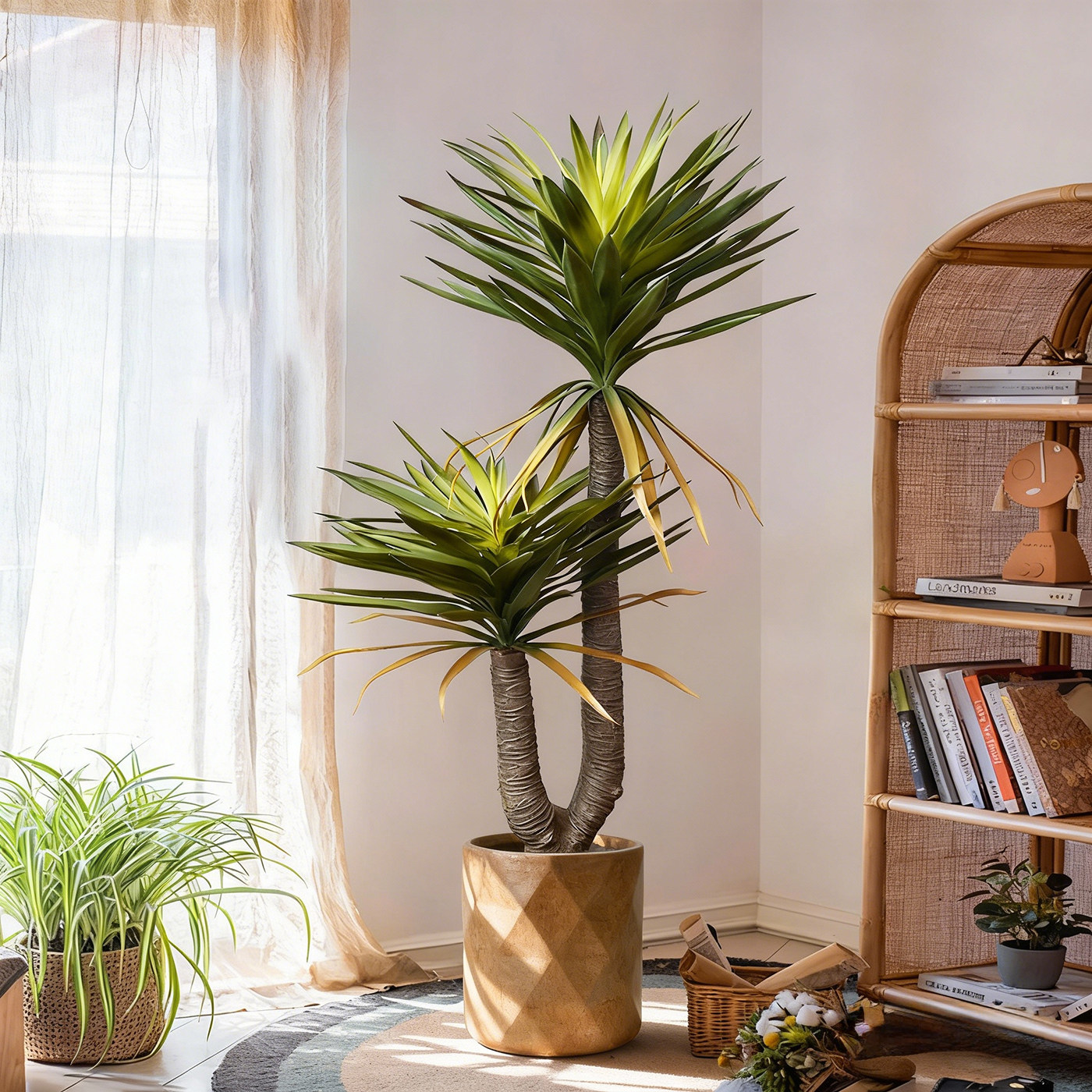 假绿植装饰仿真剑麻室内盆栽大型落地摆件客厅轻奢仿生植物造景,家居饰品,仿真植物盆景,淘宝优惠券,粉丝福利购,淘宝优惠卷