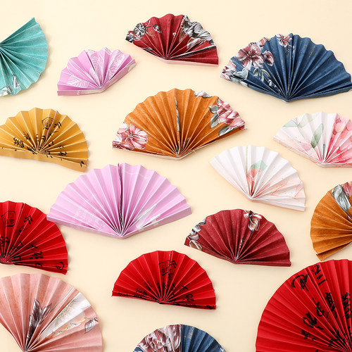 网红兰亭序古诗书法新中式折扇蛋糕甜品烘焙装饰插件生日成品折扇