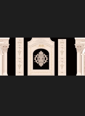 S008欧式婚礼素材psd源文件香槟色欧式婚礼法式婚礼素材欧式拱门