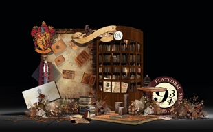 h694哈利波特主题婚礼效果图psd素材生日布置派对美陈素材