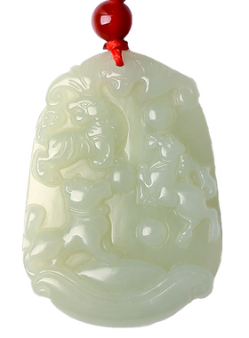 和田玉吊坠男女兔羊猴蛇鸡牛