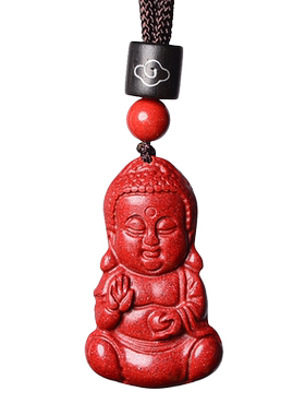 紫金砂吊坠项链本命年挂件护身符