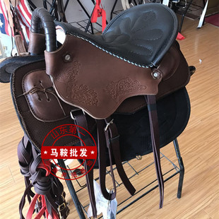 内蒙古马鞍马具 西部耐力鞍 纯牛皮马鞍子带全套配件质量好