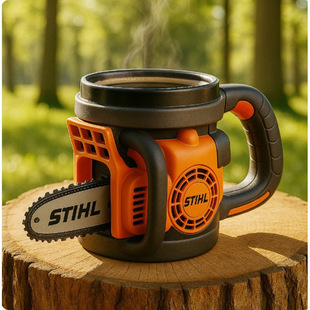 STIHL Chainsaw Mug马克电锯杯家居厨房马克杯装饰品摆件电锯杯子