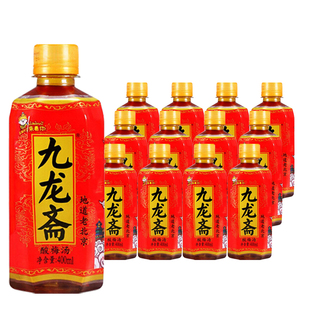 九龙斋老北京酸梅汤酸梅汁饮料400mlx12瓶整箱家庭装火锅夏季饮品