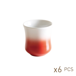 6只裝 愛陶樂官方 150ml批發裝 漸變聞香杯80ml 直身形