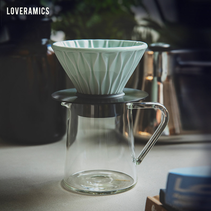 爱陶乐官方[Brewers]手冲咖啡器具组合滤杯玻璃壶陶瓷Loveramics