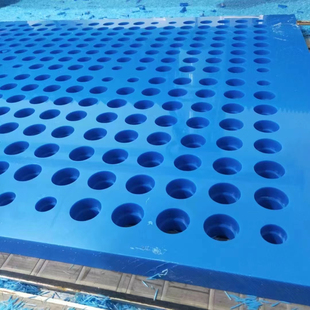 塑料带孔板冲孔网板圆孔网垫板防水网板pp过滤板格挡板洞洞打孔板