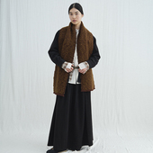 手工捻线圆石围巾 NORLHA诺乐 25秋冬 牦牛绒