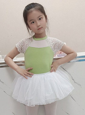儿童舞蹈服女童练功服女宝体操服开裆女孩芭蕾舞裙幼儿夏季中国舞