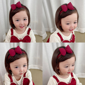婴儿发带女宝宝满月蝴蝶结发饰新生婴幼儿百日头饰小月龄周岁发箍