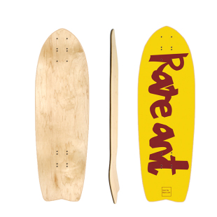 82cm ANT陆地冲浪板枫木滑板板面32英寸浅U脚窝25 送砂纸 RARE