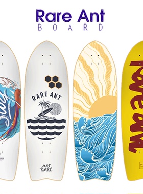 送砂纸！3代RARE ANT滑板陆地冲浪板板面 玻纤竹子32英寸25-82cm