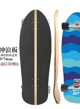RARE ANT陆地冲浪板 29.13英寸CX4滑板大圆底25*74cm