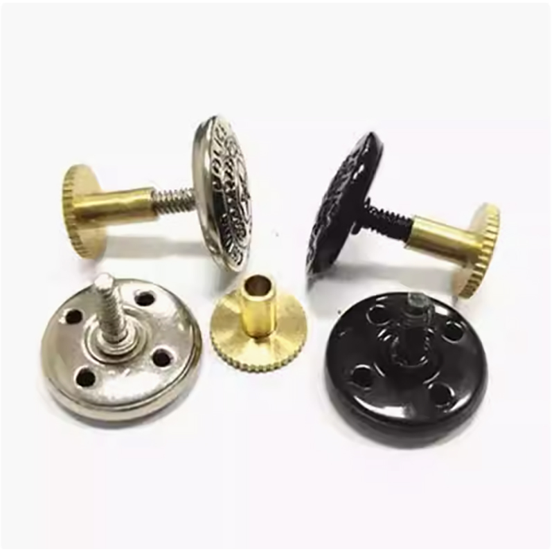 金属五角星螺丝肩扣纽扣扣子