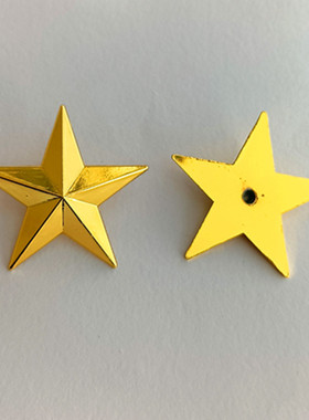 定制金属五角星徽章金色高档立体红色星级广告牌装饰星星道具定做