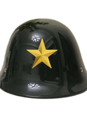 大红立体五角星装饰挂件展柜五角星会议室墙面壁挂钢盔安全帽徽