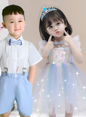 六一幼儿园女童舞蹈公主蓬蓬裙