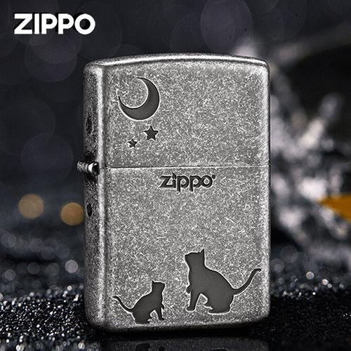 防风煤油送礼礼物古银Zippo/之宝