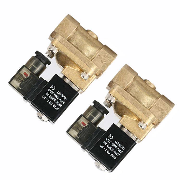 先导式高压电磁阀PU225-04A-06A-08A水阀SLP-15-20-25气阀220V24V