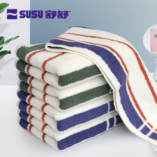 舒舒怀旧女士洗澡单条毛巾吸水