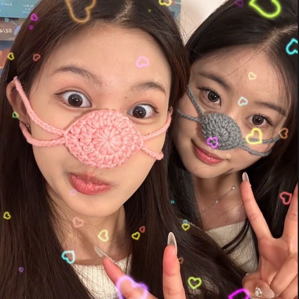 成品毛线护鼻罩鼻子保暖防风防寒防冻神器纯手工编织男女透气,居家日用,鼻罩,淘宝优惠券,粉丝福利购,淘宝优惠卷