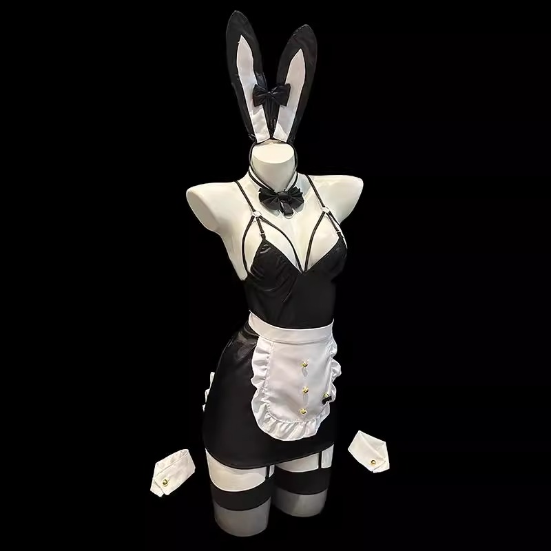 性感兔子女仆兔女郎cos制服约会战袍qqny纯欲情趣装内衣睡衣睡裙